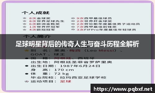 足球明星背后的传奇人生与奋斗历程全解析